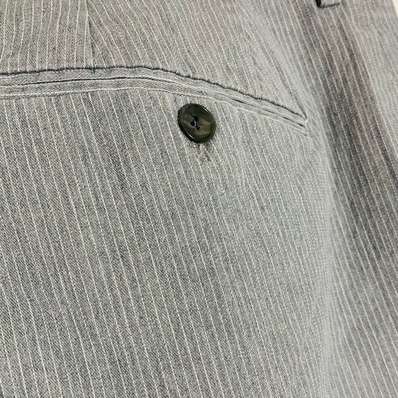 Express Men's Gray Striped Dress Pants SZ 36/30 - Picture 3 of 7